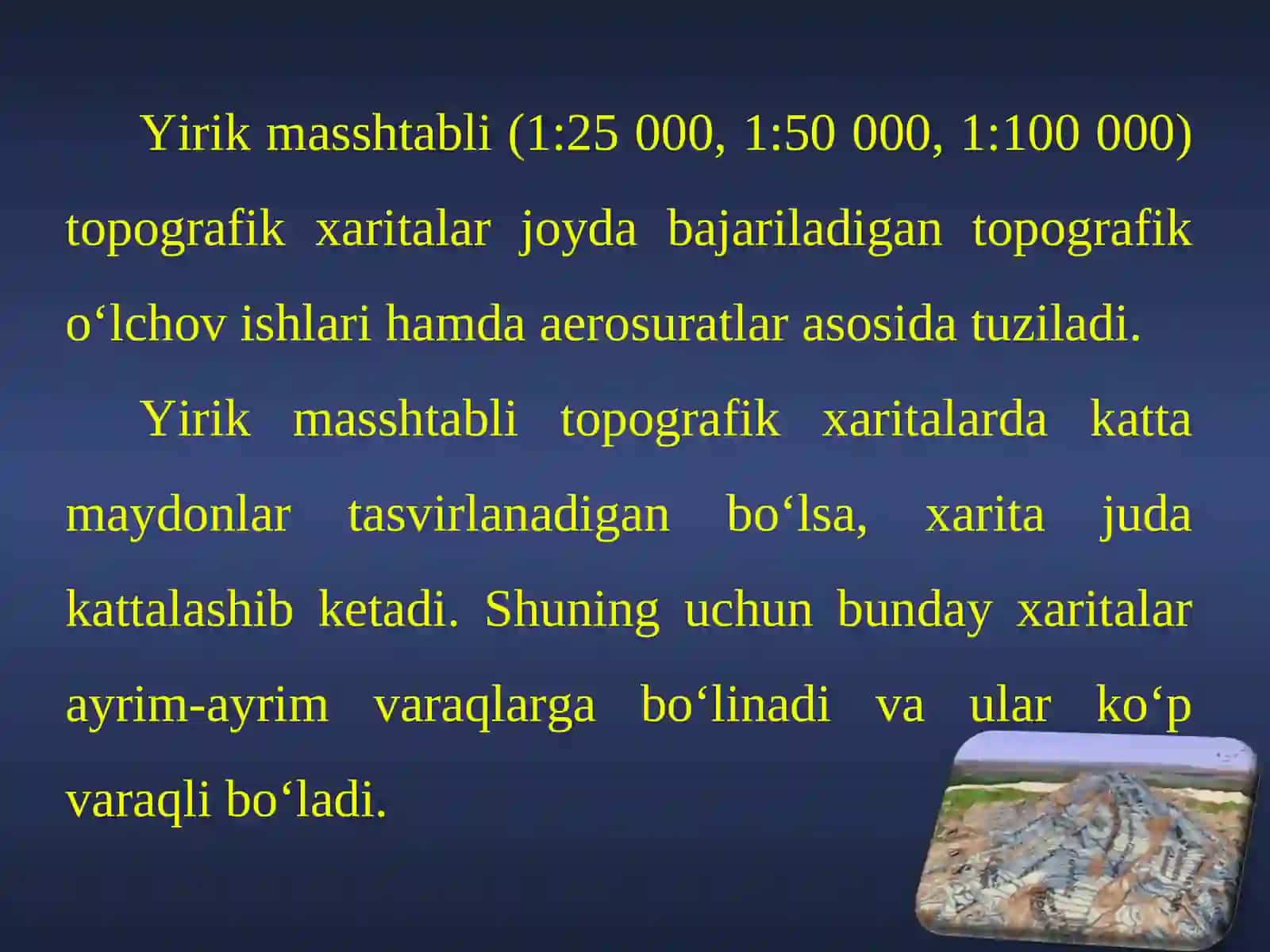 Topografik xaritalar 3