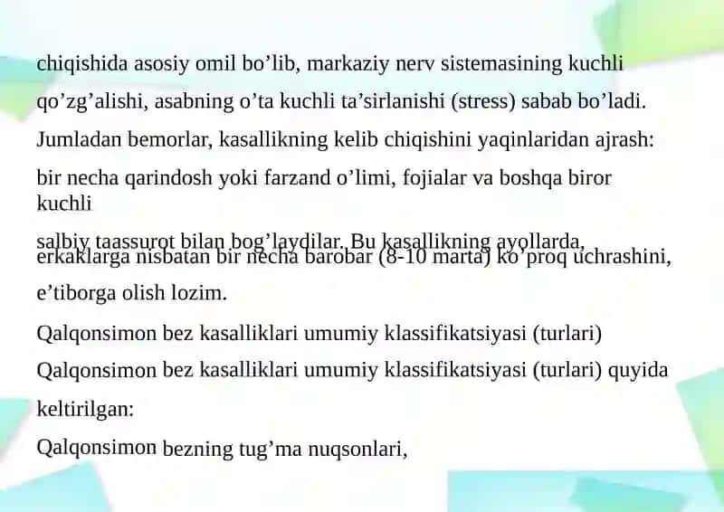 Endemik va sporadik bo'goq 3