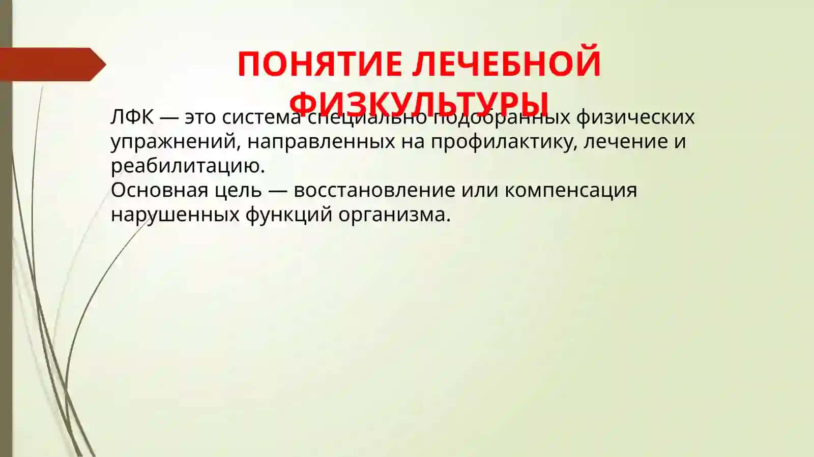 Лечебная физкультура (ЛФК) 3
