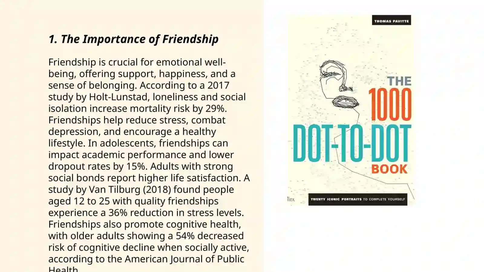 Our book about friend 3