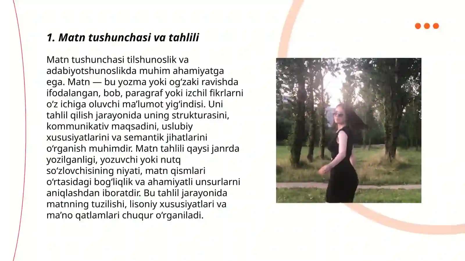 Matn tushunchasi va tahlili 3