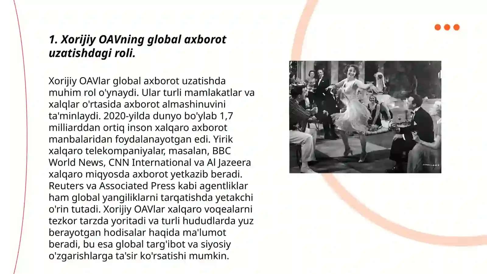 Xorijiy OAVning media makondagi oʻrni 3