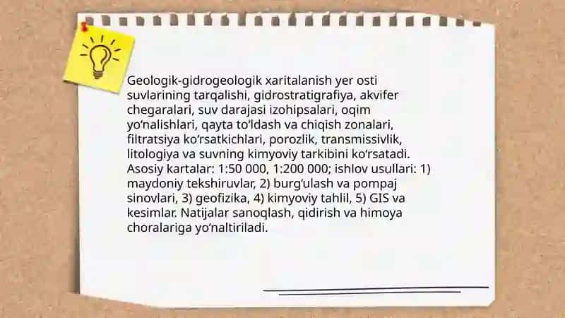 Yer osti suvlarini qidirish va razvedka qilish 3