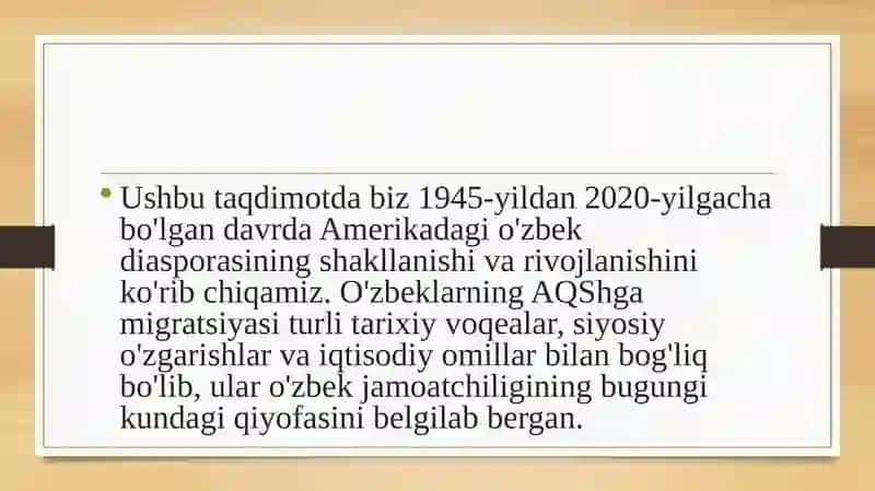 amerikadagi o'zbeklar 3
