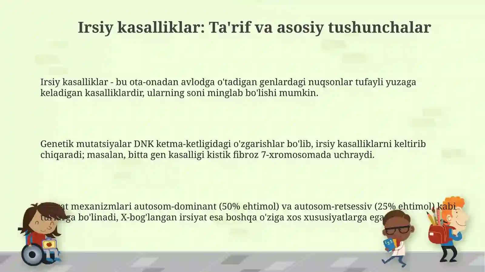 Irsiy kasalliklar haqida tushuncha 3