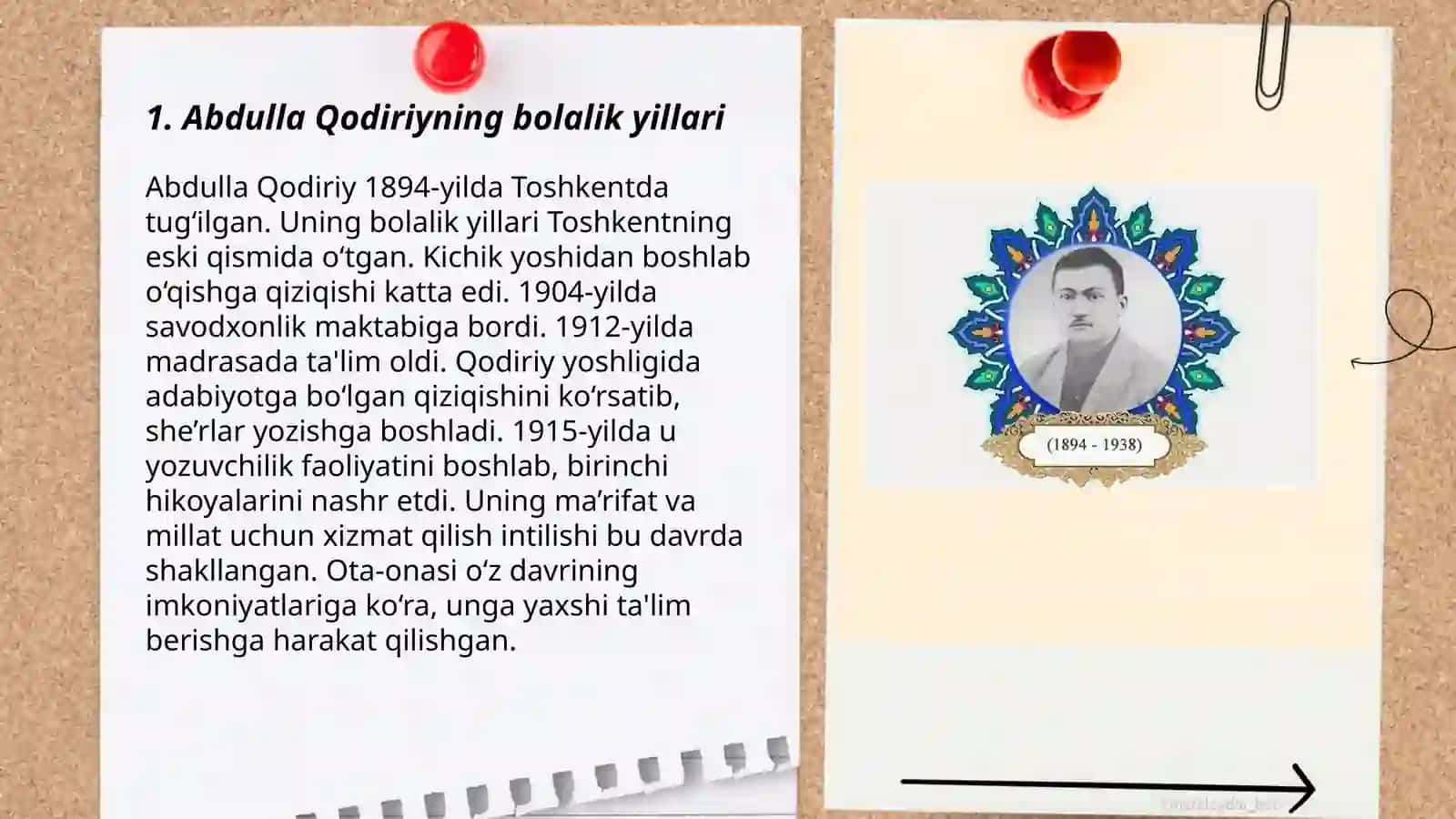 Abdulla Qodiriy hayoti va ijodi 3