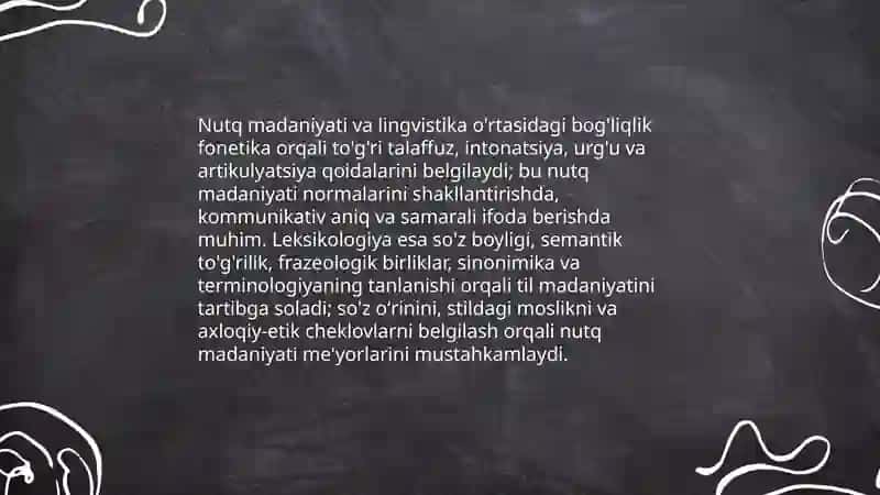 Nutq madaniyati va lingvistika 3