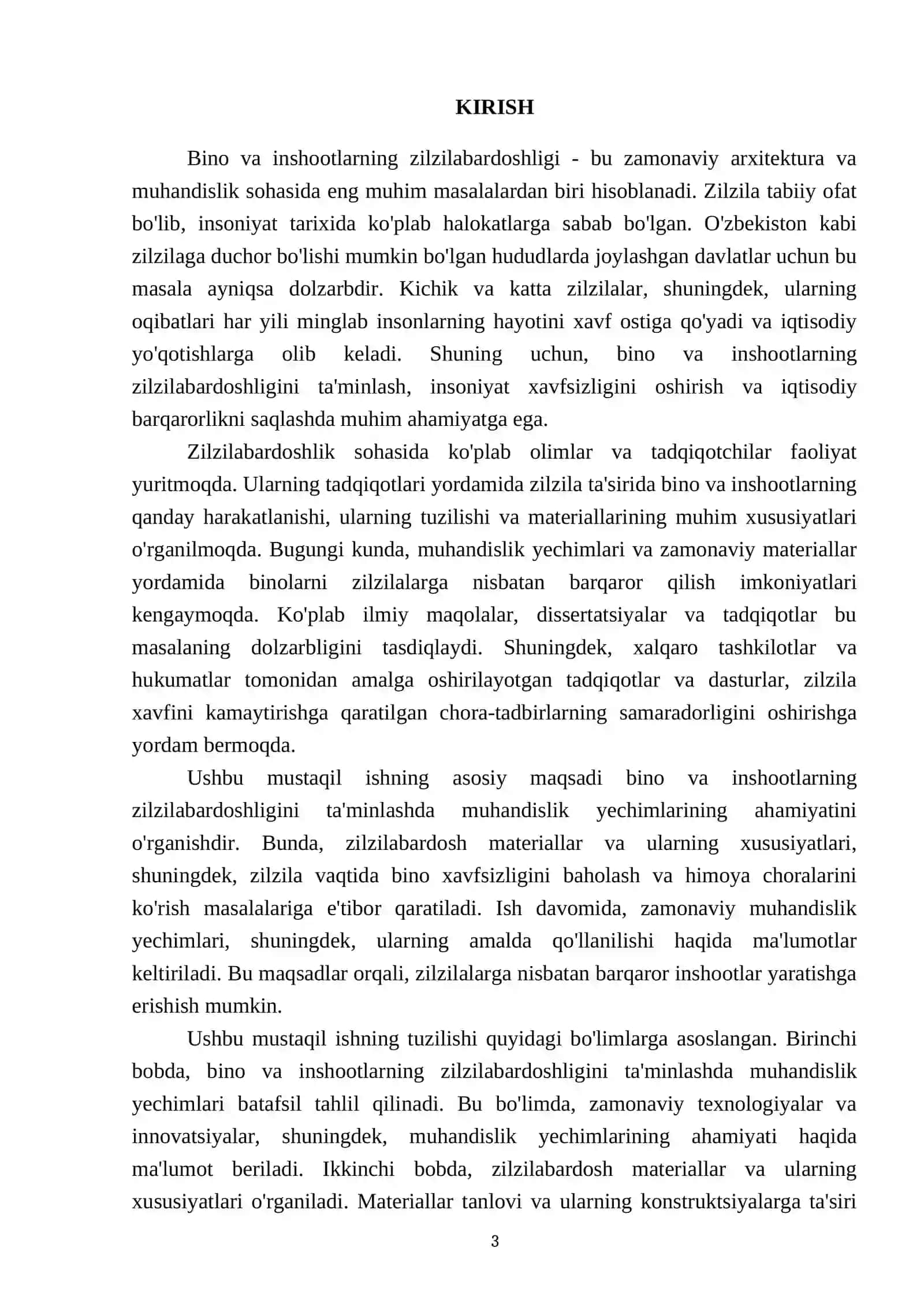 Bino va inshootlarning zilzilabardoshligi 3