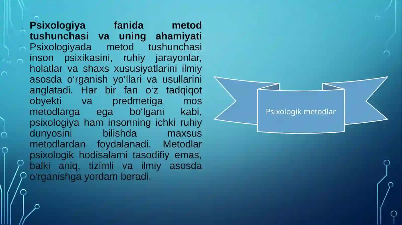 Psixologiya metodlari 3