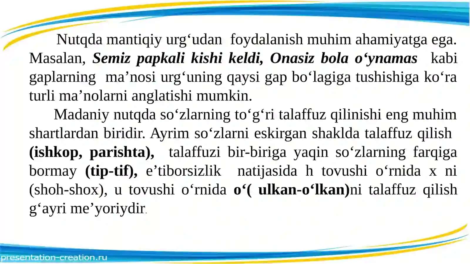 NUTQ VA ADABIY ME’YOR 3