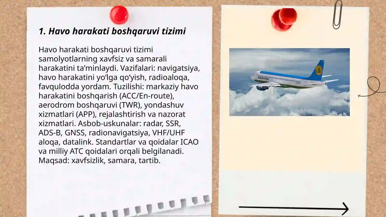 Havo transportida samolyotlar harakati 3