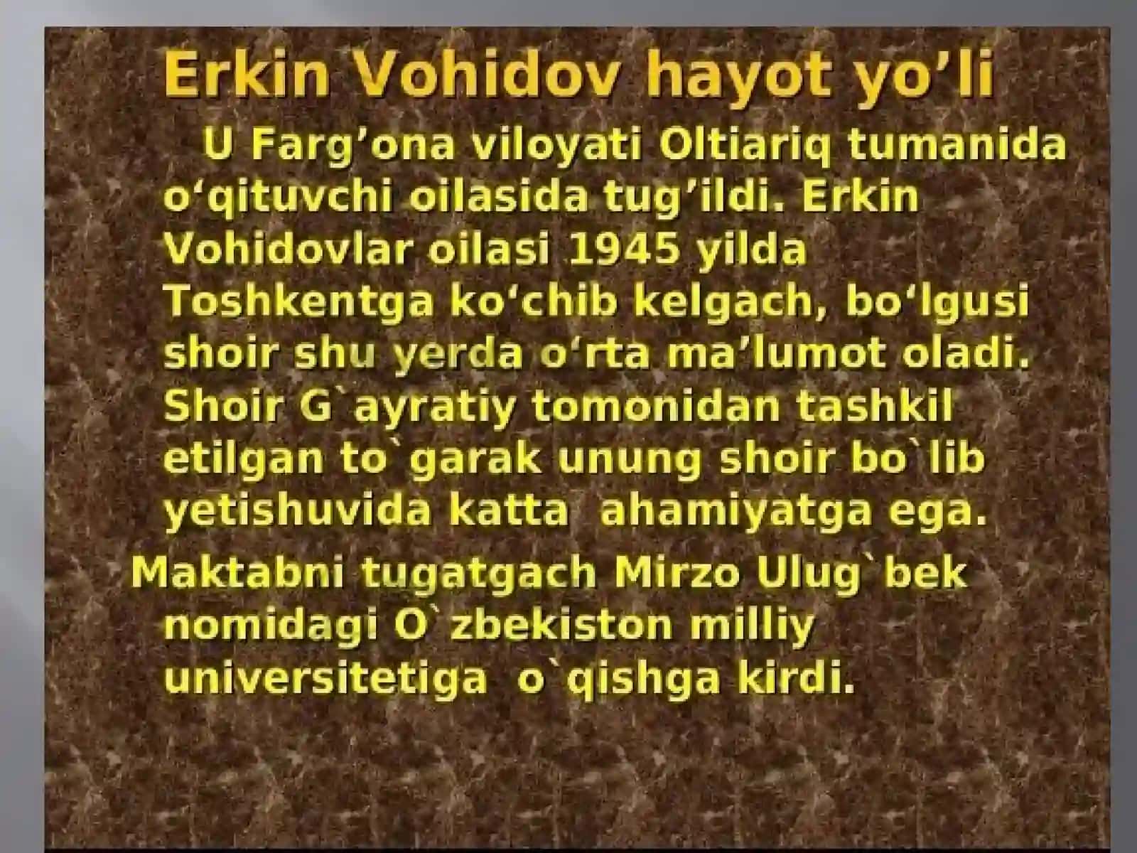 Nido” dostoni tahlili 3