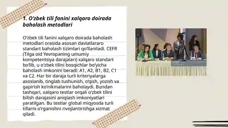 Xalqaro Baholash fanidan taqdimot 3