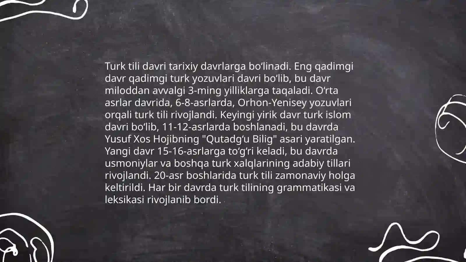 Hozirgi o'zbek adabiy tilining tarixiy ildizlari 3