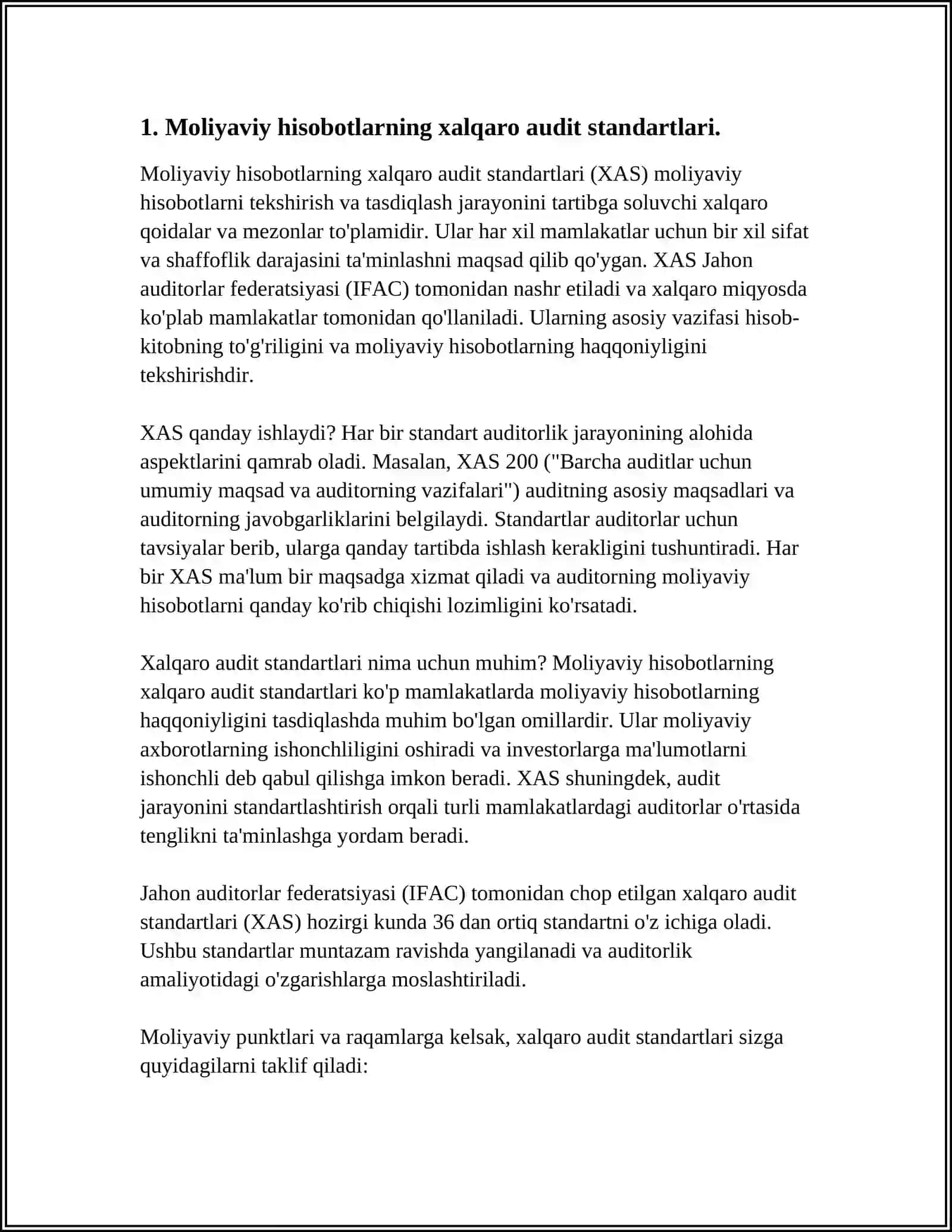 AUDITNING XALQARO STANDARTLARI 3