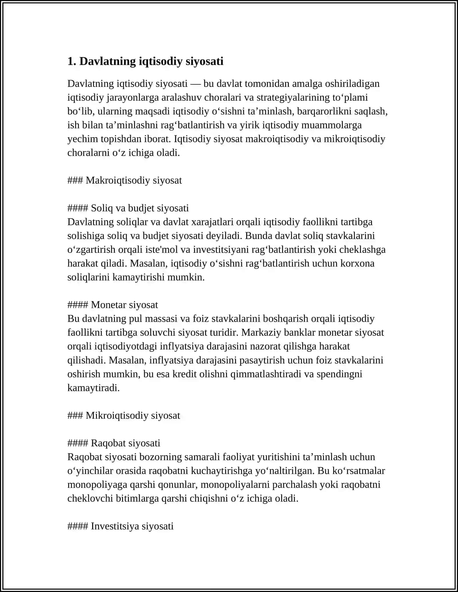 BOZOR IQTISODIYOTINI TARTIBGA SOLISHDA DAVLATNING ROLI 3