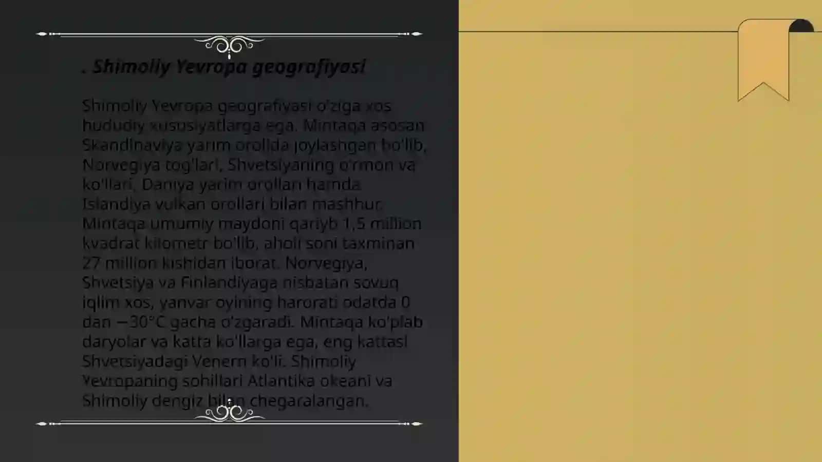 Shimoliy Yevropa geografiyasi 3