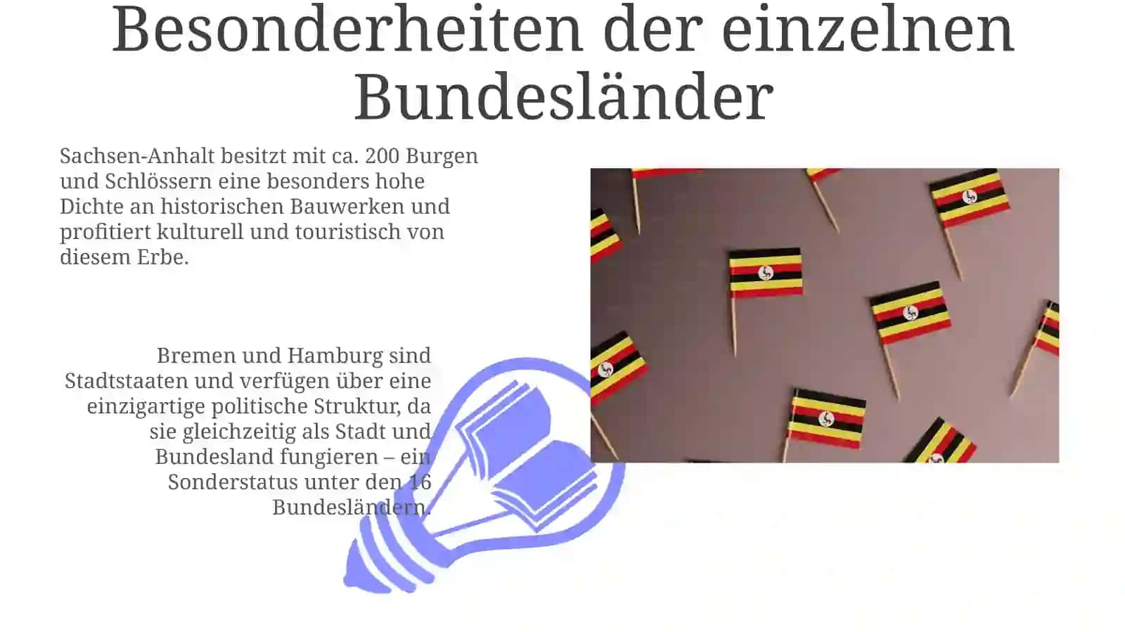 Die Stellung der Bundesländer von Deutschland 3