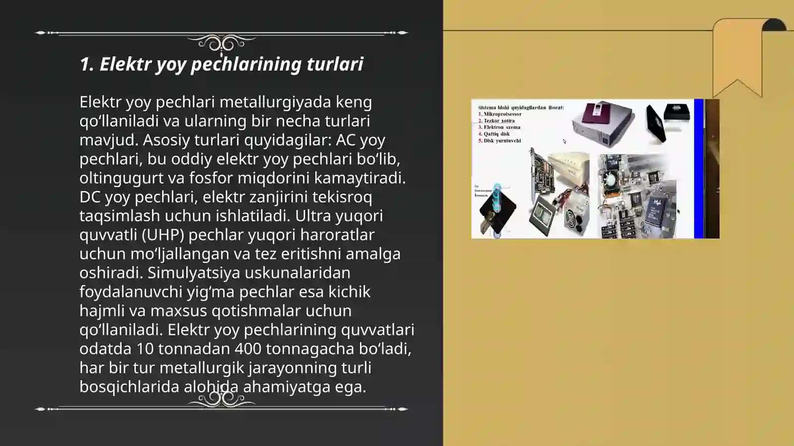 Elektr yoy pechlari va qurilmalari 3