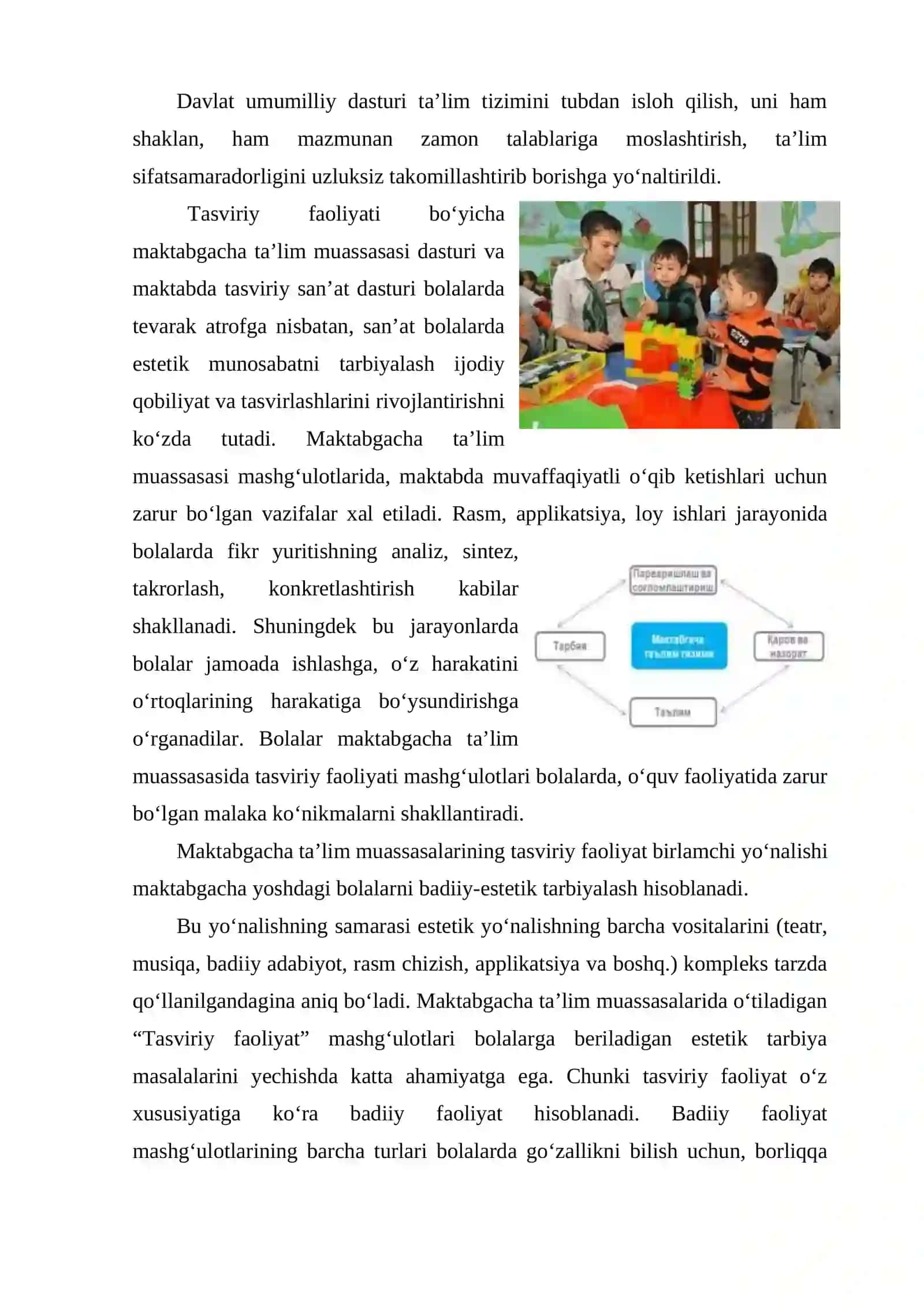 Maktabgacha yoshdagi bolalarni tasviriy qobiliyati va ijodkorligini rivojlantirish 3