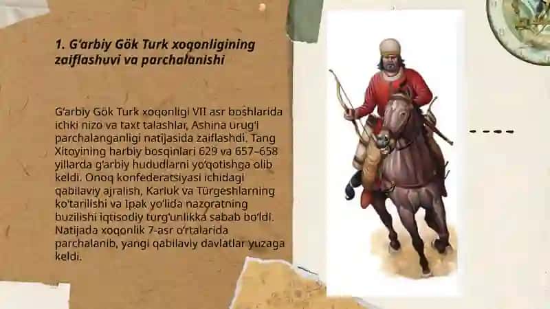 VII-VIII asr boshlarida turonda siyosiy vaziyat 3