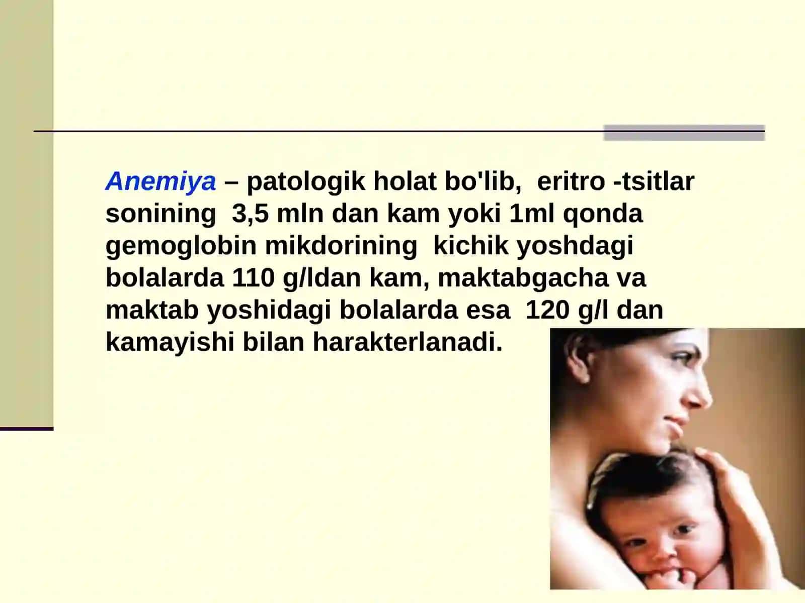 Bolalardatanqislik anemiyalari 3