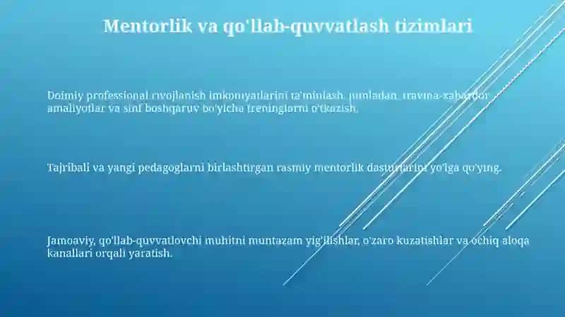 Kasbiy Rivojlanish va Qo'llab-quvvatlash 3