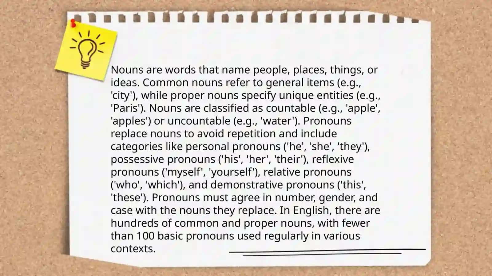 Nowns and pronouns in English 3