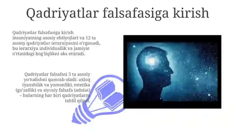 Qadriyatlar falsafasi 3
