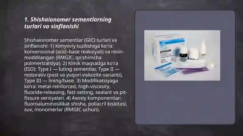 Shishaionomer sementlar 3