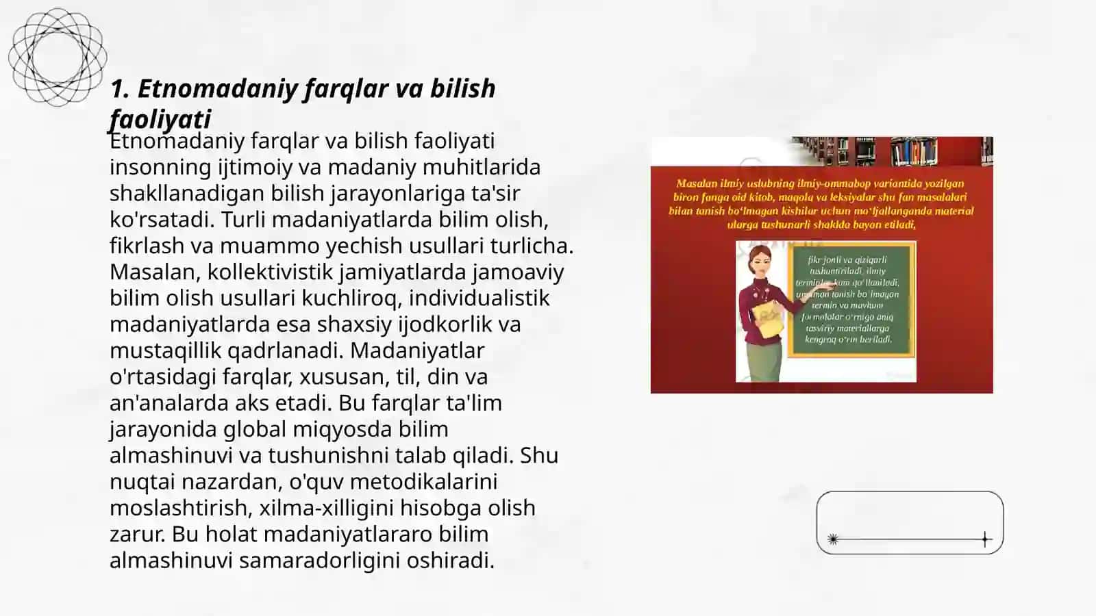 Bilish faoliyatida etnomadaniy farqlar 3