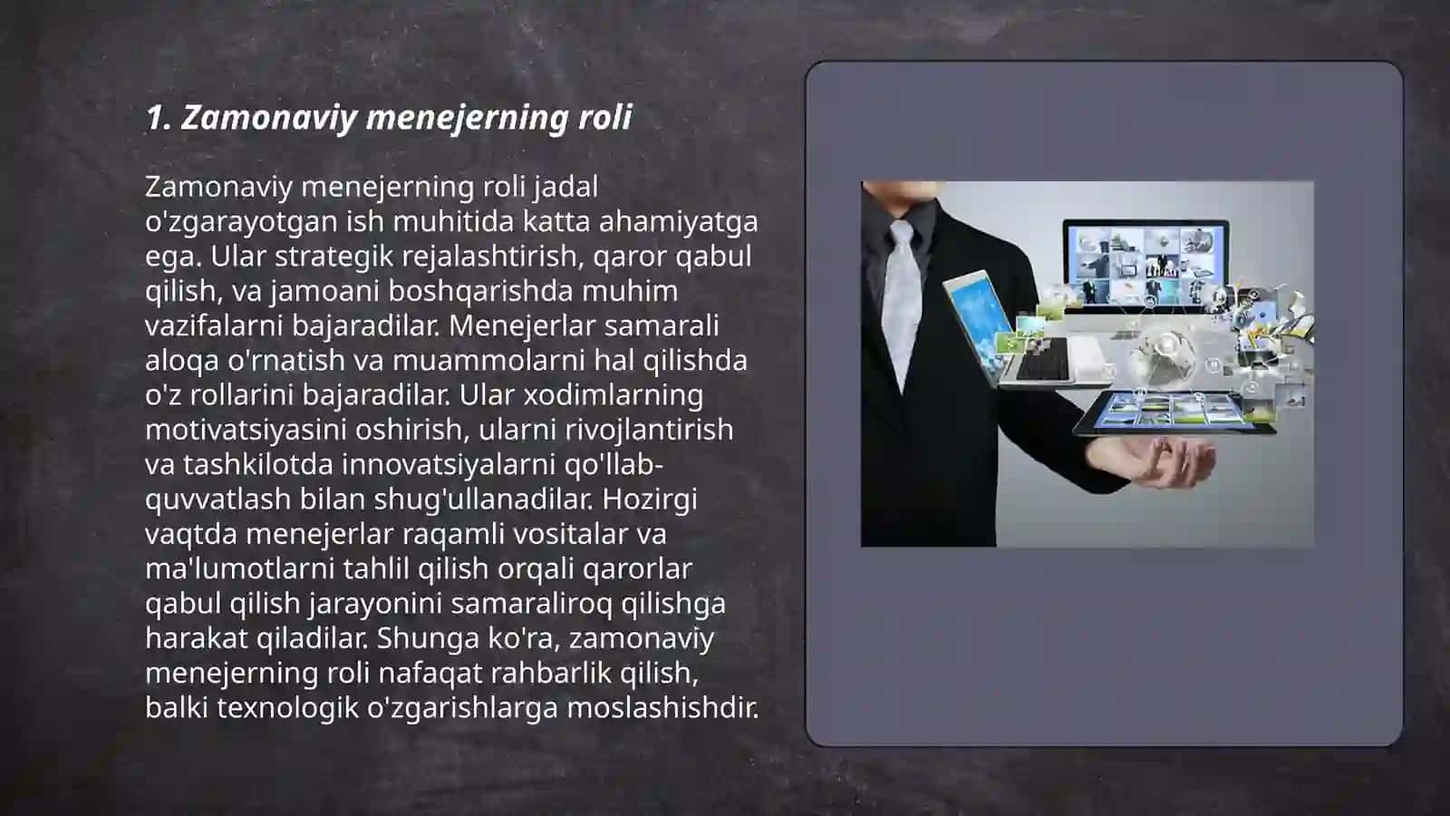 Zamonaviy Menejer 3