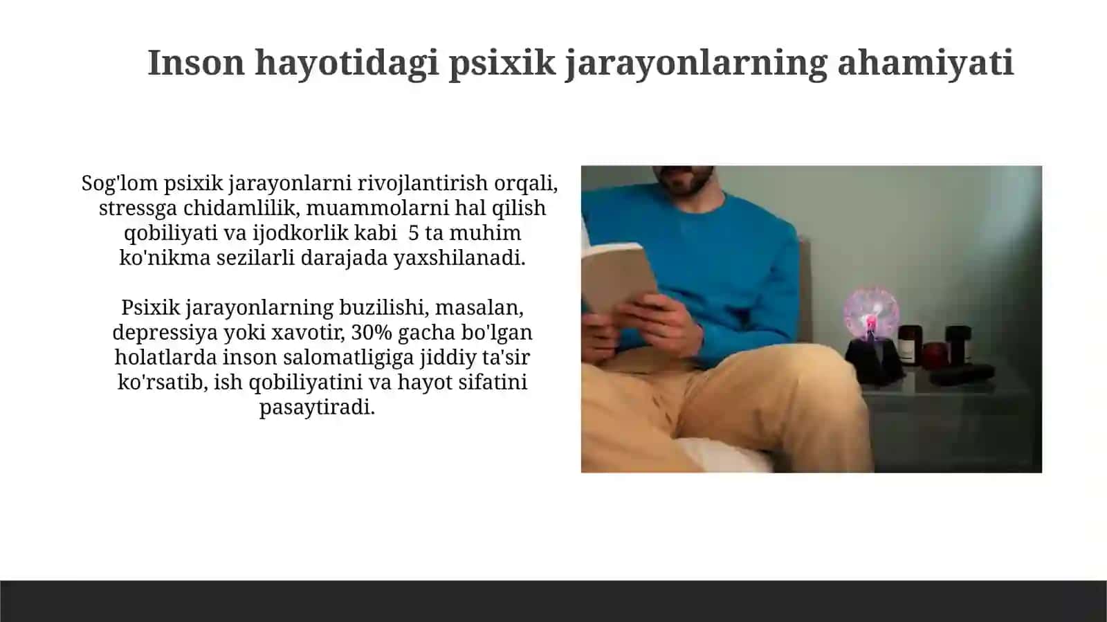 Inson hayotidagi psixik jarayonlarning ahamiyati 3