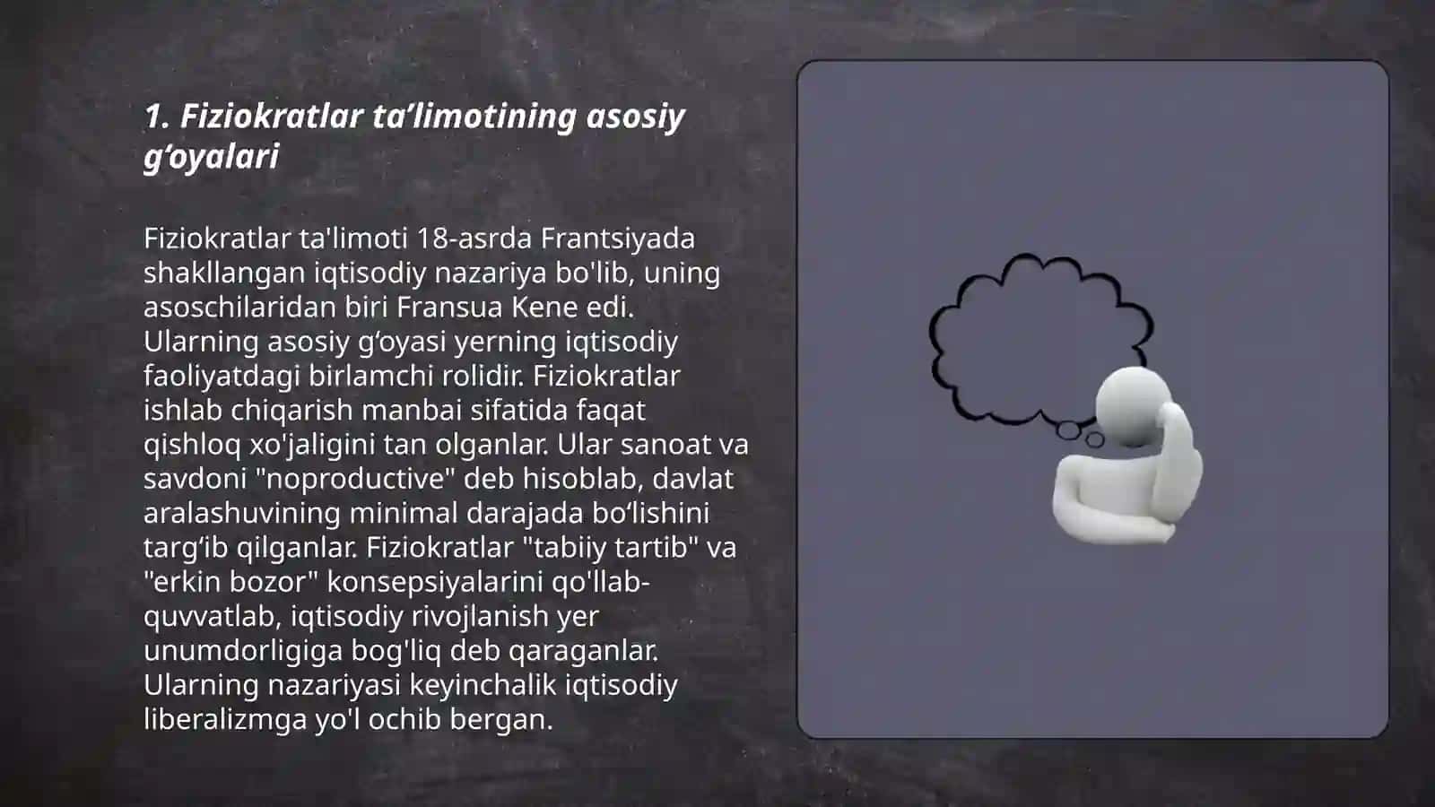 Fiziokratlar ta'limoti 3
