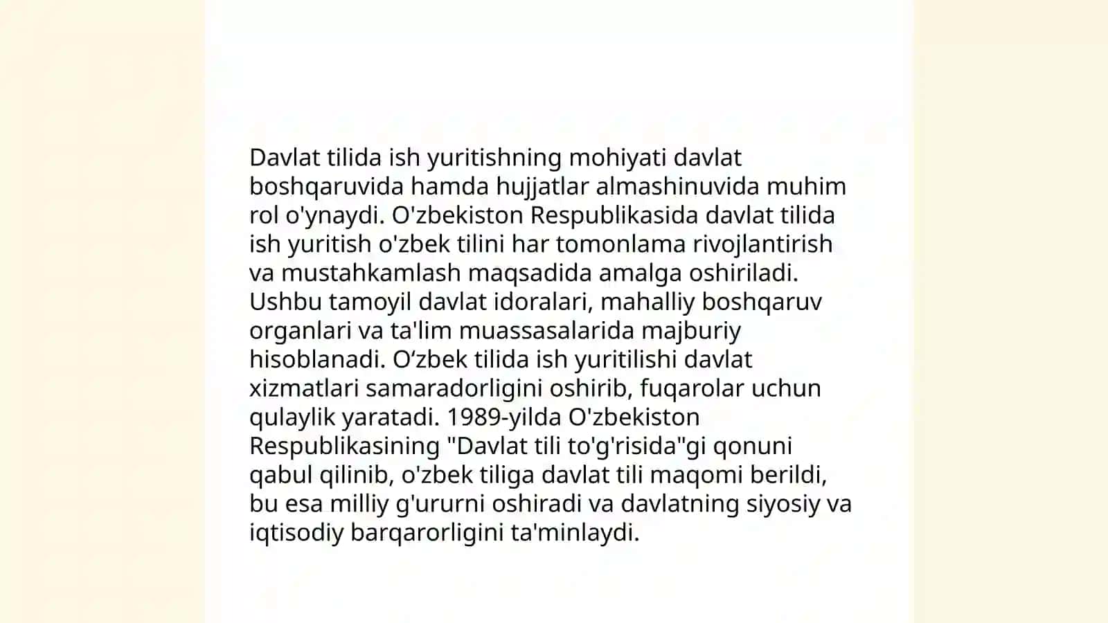 Davlat tilida ish yuritish fanining maqsad va vazifalari 3
