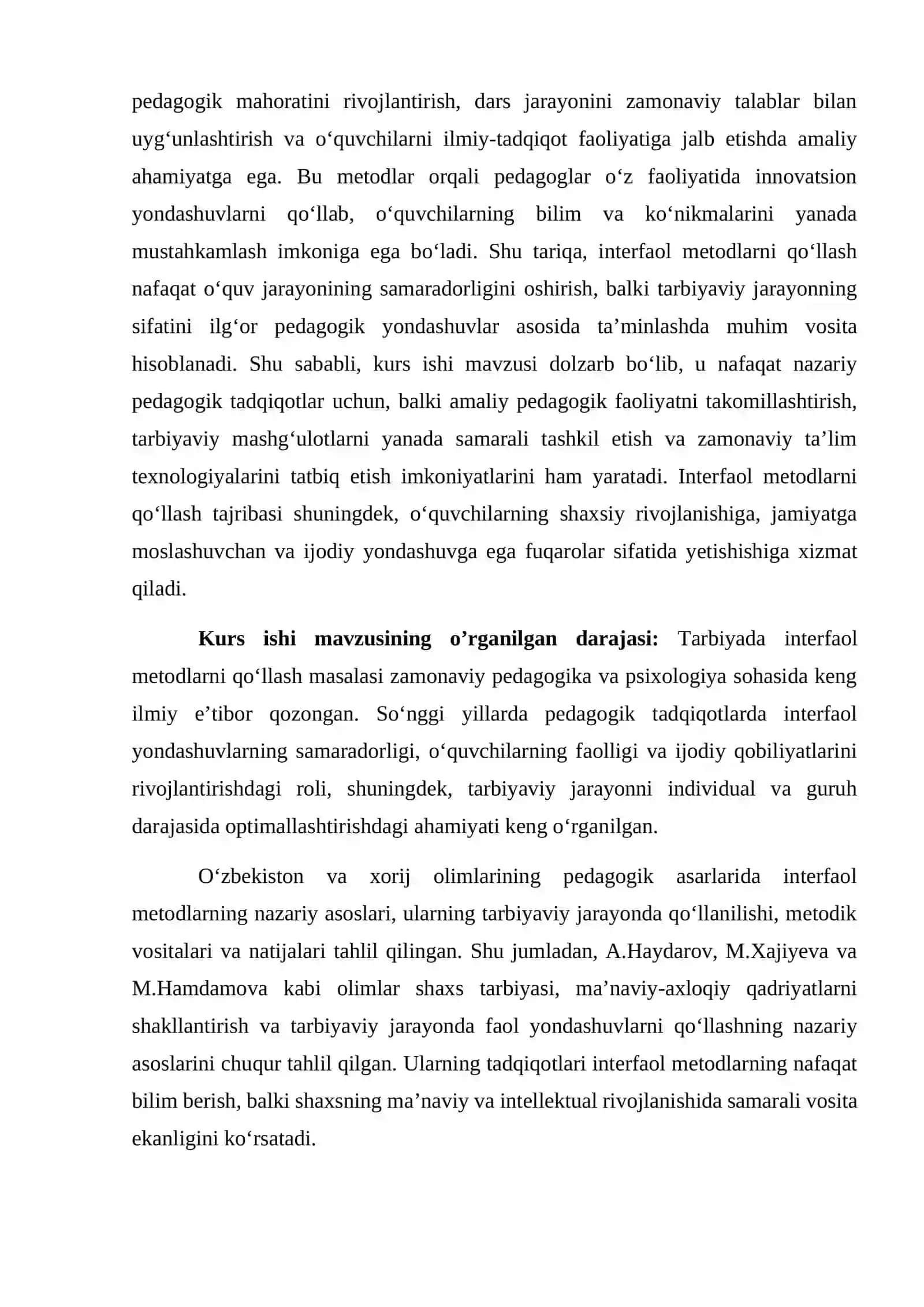 Tarbiyada interfaol medotlarni qo'llash 3