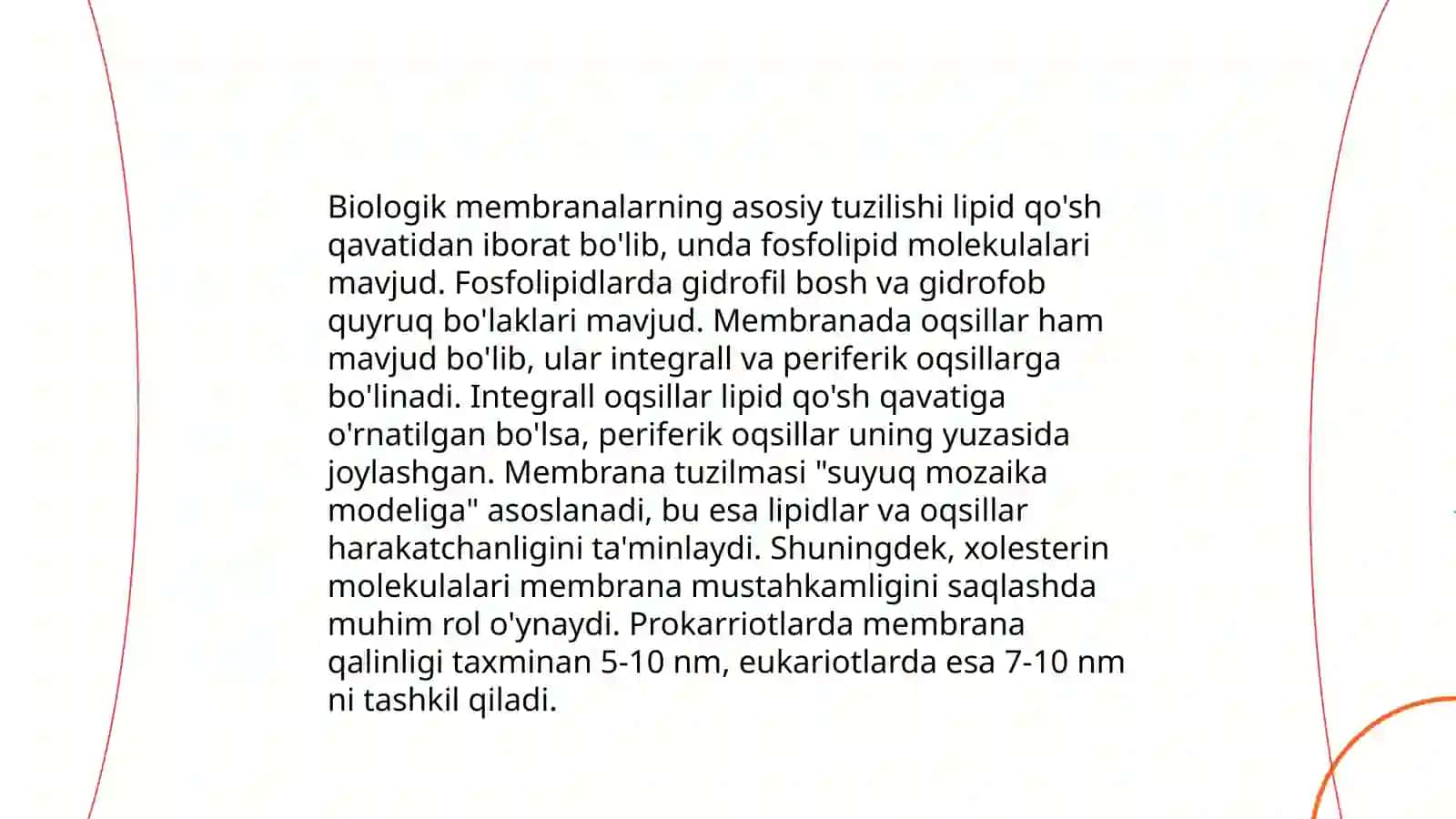 Biologik membranalarda ko‘chish 3