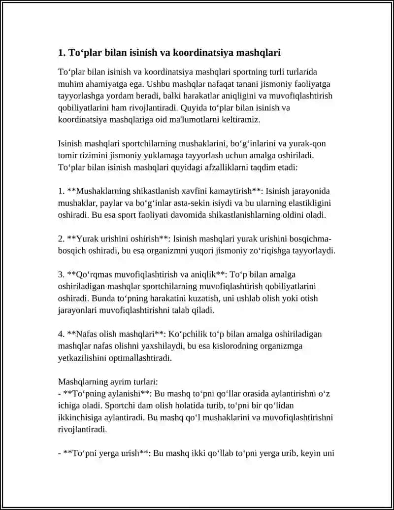 TOPLAR BILAN MAXSUS MASHQLAR 3