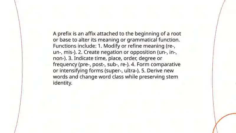 Prefixes in English 3