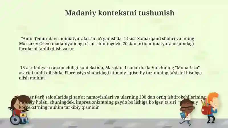 Badiy asarlarni oʻrganish bosqichlari 3