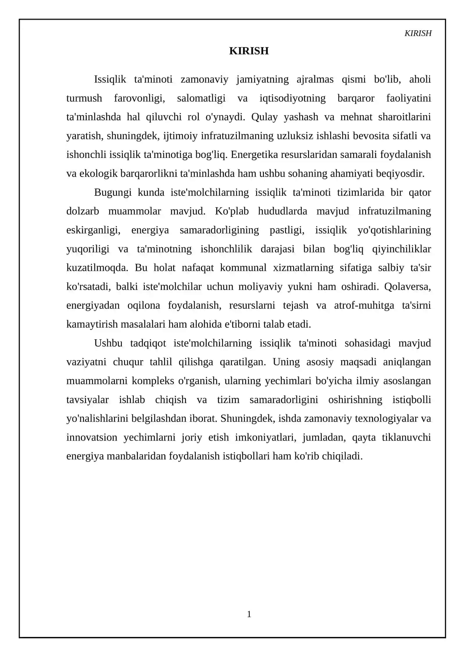 Issiqlik ta'minoti 3