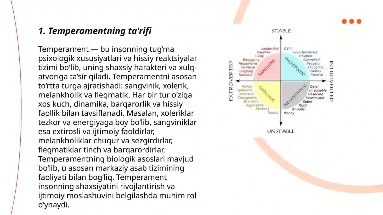 Temperament 3