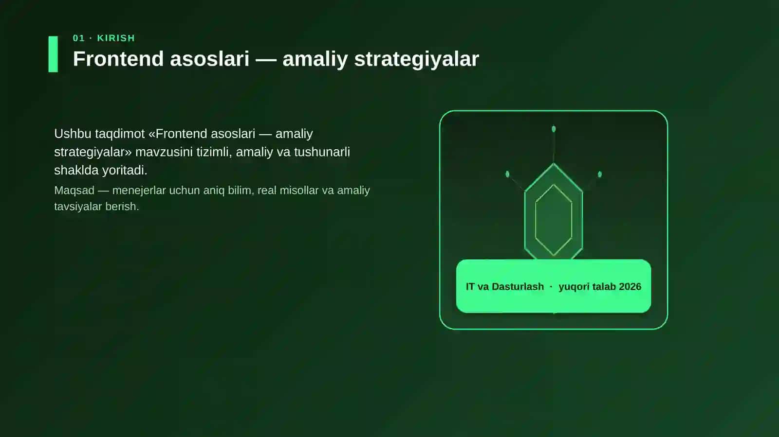 Frontend asoslari — amaliy strategiyalar 3