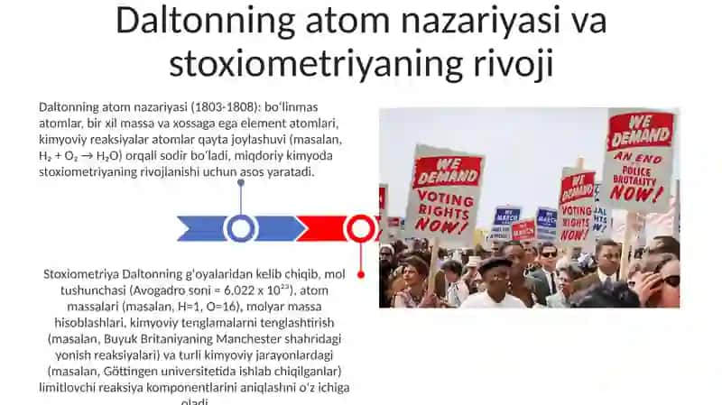 Daltonning atom nazariyasi va stoxiometriya 3