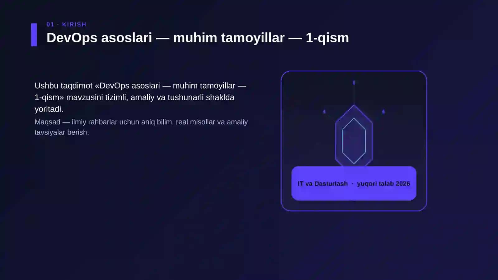 DevOps asoslari — muhim tamoyillar — 1-qism 3
