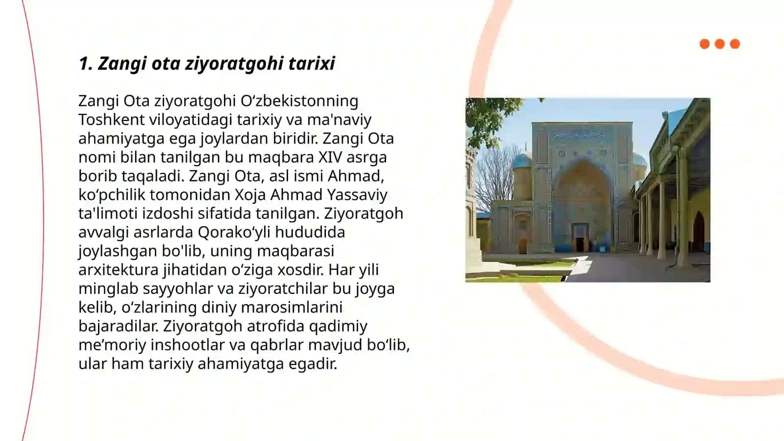 Zangi ota ziyoratgohi 3