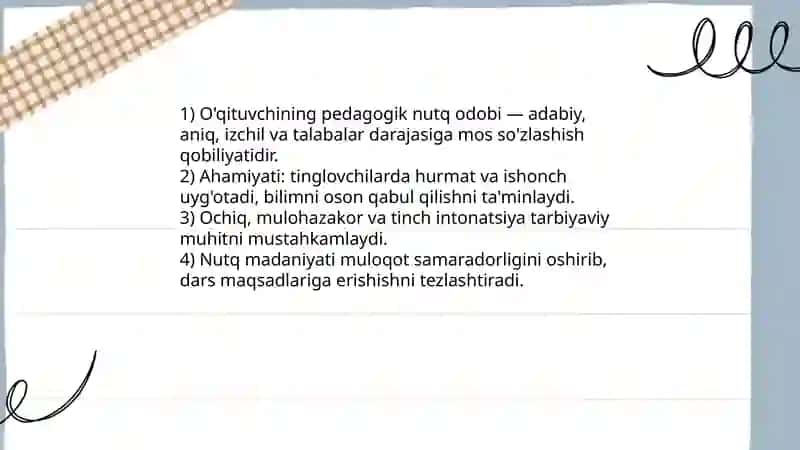 Pedagogik nutq odobi 3