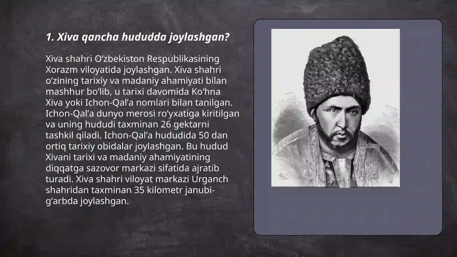Xiva xonlari 3