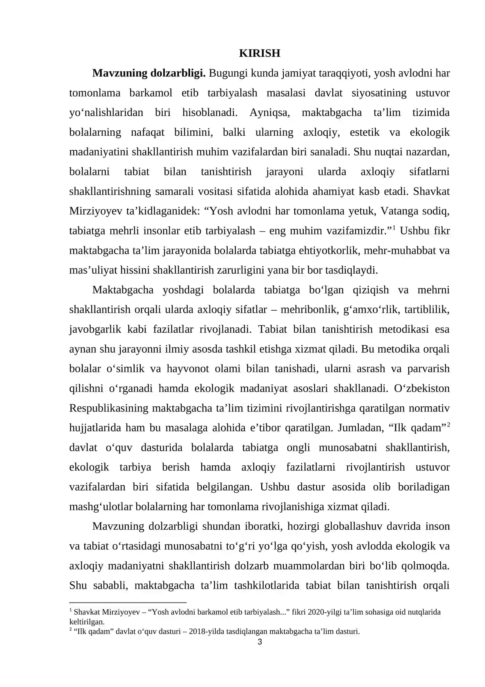 Tabiat bilan tanishtirish metodikasi 3