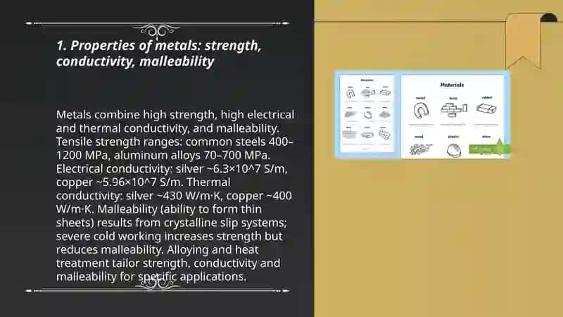 Properties of Metals 3
